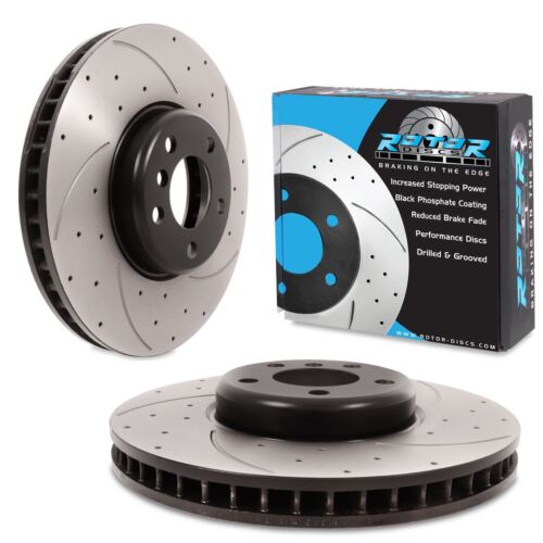 Front Drilled Grooved 310mm Brake Discs For BMW E60 520I 525I 525D